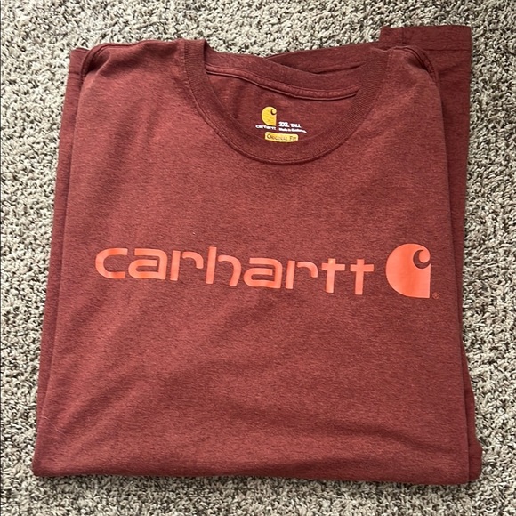 Carhartt Other - Carhartt Red Short Sleeve Tee Casual Cotton Crew